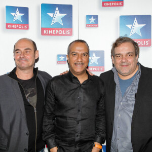 Didier Bourdon, Pascal Legitimus, Bernard Campan - Avant-premiere du film "Les Trois frères, le retour" au Kinépolis de Lomme, le 31 janvier 2014. 