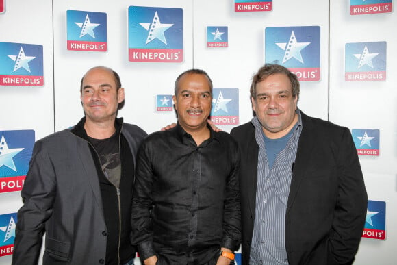 Didier Bourdon, Pascal Legitimus, Bernard Campan - Avant-premiere du film "Les Trois frères, le retour" au Kinépolis de Lomme, le 31 janvier 2014. 