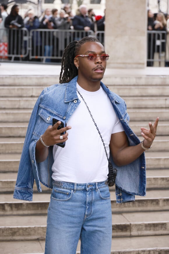 Le tribunal a condamné l'artiste a deux ans d'emprisonnement dont un an avec sursis

Koba LaD, de son vrai nom Marcel Junior Loutarila - Arrivées au défilé Rabanne mode femme automne / hiver 2024-2025 lors de la Fashion Week de Paris (PFW) au Palais de Tokyo à Paris, France, le 29 février 2024. © Christophe Aubert/Bestimage