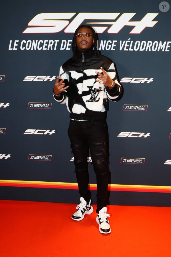 Info - Le rappeur Koba LaD condamné à un an de prison ferme pour violences dans une boîte de nuit - Exclusif - le rappeur Koba LaD (Marcel Junior Loutarila) - Avant-première du concert de SCH qui dera diffusé exclusivement au cinéma, au Pathé Wepler à Paris, France le 13 novembre 2023. © Christophe Clovis/Bestimage