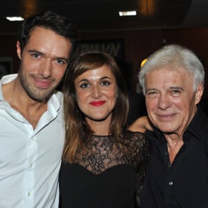 Exclusif - Nicolas, sa soeur Victoria et leur pere Guy Bedos - Aftershow du spectacle de Guy Bedos "La der des der" a l'Olympia a Paris. Le 23 decembre 2013