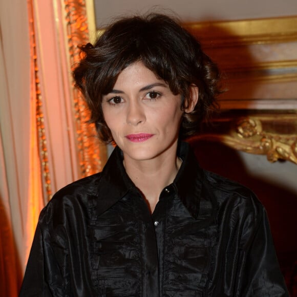 Audrey Tautou - Cocktail/dîner Longchamp à la boutique Longchamp, rue Saint-Honoré, à Paris, France, le 4 octobre 2016, lors de la Fashion Week de Paris © Rachid Bellak/Bestimage