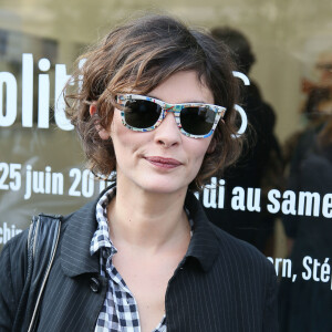 Audrey Tautou à l'exposition "55 Politiques" à l'Espace Dupin à Paris. L'exposition met à l'honneur 55 femmes engagées en politique de -51 avant J.C jusqu'à aujourd'hui. Paris le 9 juin 2016. © Marc Ausset-Lacroix/Bestimage