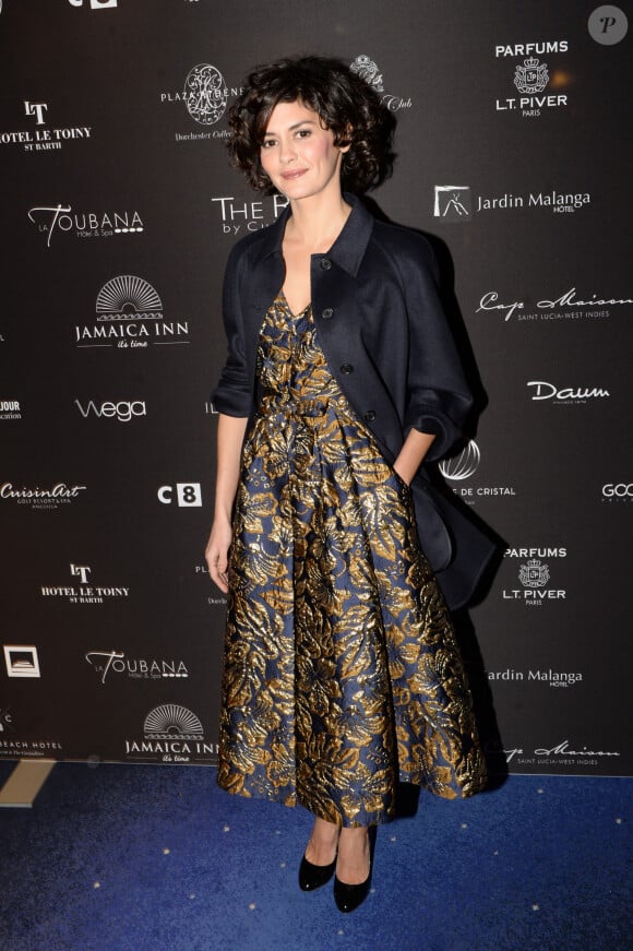 Audrey Tautou - Photocall de la 11ème cérémonie des Globes de Cristal au Lido à Paris, le 30 janvier 2017. © Rachid Bellak / Bestimage