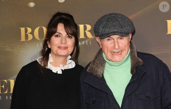 Claude Lelouch avec sa femme Valérie Perrin-Lelouch - Avant-premiere du film "Boléro" au cinéma Pathé Wepler à Paris le 5 mars 2024. © Coadic Guirec/Bestimage