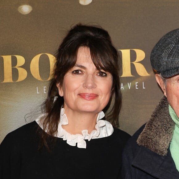 Claude Lelouch avec sa femme Valérie Perrin-Lelouch - Avant-premiere du film "Boléro" au cinéma Pathé Wepler à Paris le 5 mars 2024. © Coadic Guirec/Bestimage