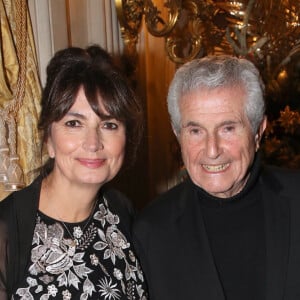 Exclusif - Claude Lelouch et sa femme Valérie Perrin-Lelouch - Soirée Prince Albert II de Monaco, organisée par le Cercle MBC en partenariat avec Politique Internationale, durant laquelle le Prince reçoit le Prix de la Transition Ecologique de Politique Internationale. La soirée a lieu au Cercle de l’Union Interalliée à Paris, France, le 12 Décembre 2023. © Bertrand Rindoff / Bestimage