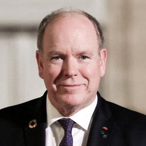 Le Prince Albert II de Monaco arrive au palais de l'Élysée pour un dîner offert aux chefs d'état et de gouvernement par le président de la république dans le cadre du XIXe Sommet de la Francophonie à Paris, le 4 octobre 2024. © Stéphane Lemouton / Bestimage 