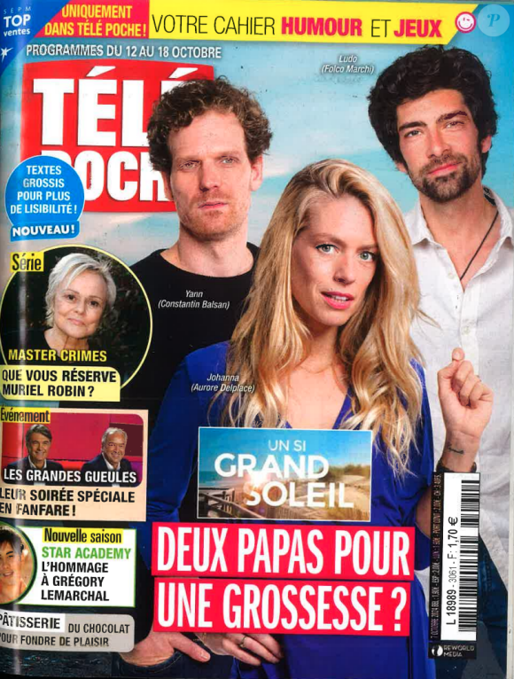 Couverture du magazine Télé Poche paru le lundi 7 octobre 2024.