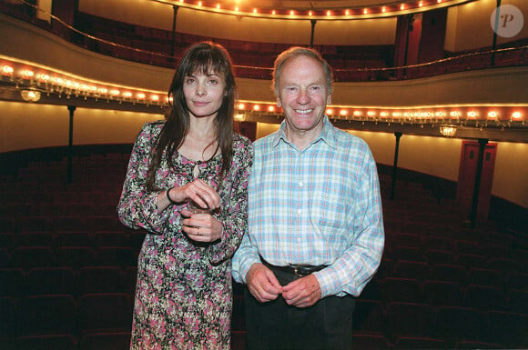 Jean-Louis Trintignant et sa fille Marie Trintignant.