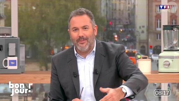 Bruce Toussaint accueille deux nouveaux arrivants et perd un chroniqueur
"Bonjour" sur TF1 le 7 octobre 2024