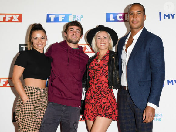 Denitsa Ikonomova, Clément Rémiens, Emmanuelle Berne, Laurent Maistret - Soirée de rentrée 2019 de TF1 au Palais de Tokyo à Paris, le 9 septembre 2019. © Pierre Perusseau/Bestimage