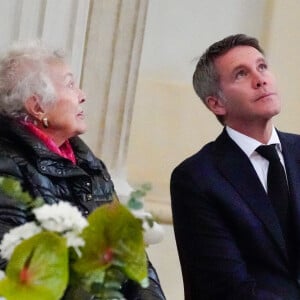 Maria Pia de Savoie et le prince Emmanuel-Philibert de Savoie - Veillée funèbre du prince Victor-Emmanuel de Savoie, en l'Eglise de Sant'Uberto à Turin.