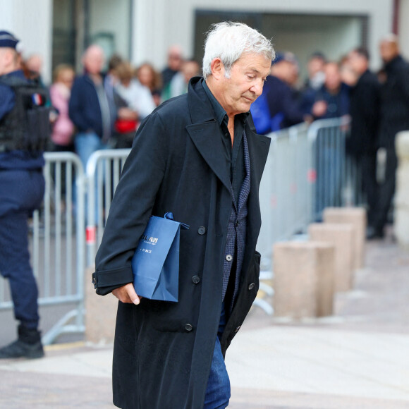 Martin Lamotte - Obsèques de Michel Blanc en l'église Saint-Eustache à Paris, le 10 octobre 2024. © Moreau / Jacovides / Bestimage 