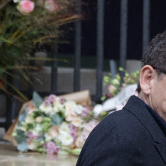 Dany Boon arrive à la cérémonie d'enterrement de l'acteur français Michel Blanc à l'église Saint Eustache à Paris, France, le 10 octobre 2024. Il est décédé le 4 octobre à la suite d'une crise cardiaque consécutive à un choc anaphylactique. Michel Blanc était connu pour son rôle du célibataire maladroit Jean-Claude Dusse dans le film " Les Bronzés " de 1978. Photo par Nasser Berzane/ABACAPRESS.COM