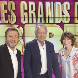 Les quatre mousquetaires seront présents sur le plateau de l'émission 
Exclusif - Karen Cheryl, Michel Leeb, Bernard Montiel - Enregistrement de l'émission "Les grands du rire", présentée par K.Chéryl et B.Montiel, diffusée le 12 octobre sur C8 © Jack Tribeca / Bestimage 