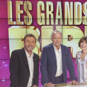 Exclusif - Karen Cheryl, Michel Leeb, Bernard Montiel - Enregistrement de l'émission "Les grands du rire", présentée par K.Chéryl et B.Montiel, diffusée le 12 octobre sur C8 © Jack Tribeca / Bestimage 