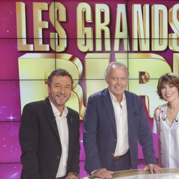 Exclusif - Karen Cheryl, Michel Leeb, Bernard Montiel - Enregistrement de l'émission "Les grands du rire", présentée par K.Chéryl et B.Montiel, diffusée le 12 octobre sur C8 © Jack Tribeca / Bestimage 