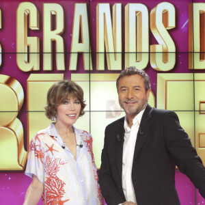 Exclusif - Karen Cheryl, Bernard Montiel - Enregistrement de l'émission "Les grands du rire", présentée par K.Chéryl et B.Montiel, diffusée le 12 octobre sur C8 © Jack Tribeca / Bestimage 