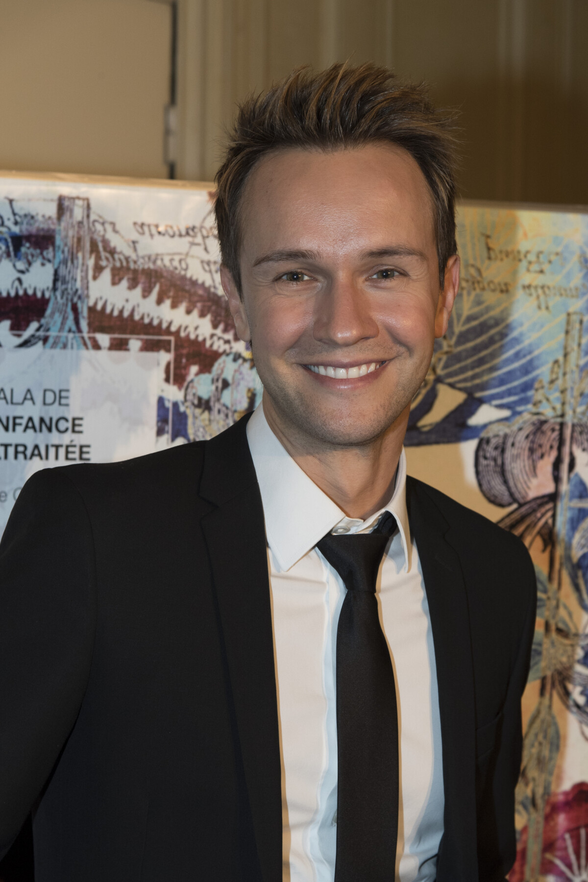 Photo Cyril Féraud lors du gala d'Enfance Majuscule donné au profit