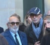 Gérard Jugnot et Thierry Lhermitte, membres du groupe Splendid, étaient bel et bien présents...
Gérard Jugnot, Thierry Lhermitte, quittant la cérémonie des funérailles de l'acteur français Michel Blanc à l'église Saint Eustache à Paris, France, le 10 octobre 2024. Il est décédé le 4 octobre à la suite d'une crise cardiaque consécutive à un choc anaphylactique. Blanc était connu pour son rôle du célibataire maladroit Jean-Claude Dusse dans le film "Les Bronzés" de 1978. Photo par Franck Castel/ABACAPRESS.COM