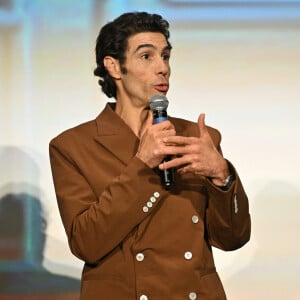 Tahar Rahim pour le film "Monsieur Aznavour" lors de la soirée de clôture de la 6ème édition du festival Cinéroman au cinéma Pathé Gare du Sud, à Nice, France, le 5 octobre 2024 © Bebert-Jacovides/Bestimage 