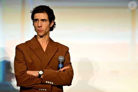 Tahar Rahim pour le film "Monsieur Aznavour" lors de la soirée de clôture de la 6ème édition du festival Cinéroman au cinéma Pathé Gare du Sud, à Nice, France, le 5 octobre 2024. © Bebert-Jacovides/Bestimage 