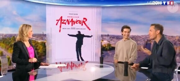 Invité sur le plateau du JT de TF1 ce dimanche 13 octobre 2024, l'heureux papa de quatre enfants s'est naturellement livré sur sa nouvelle apparence...
Tahar Rahim face à Audrey Crespo-Mara aux côtés de Grand Corps Malade sur le plateau du JT de TF1 ce dimanche 13 octobre 2024.