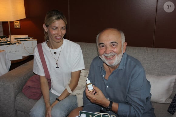 Exclusif - Gérard Jugnot et sa femme Patricia Campi - People à la Suite cadeaux DPA à l'hôtel JW Marriott lors du 75ème Festival International du Film de Cannes le 25 mai 2022. DPA Cannes via Bestimage