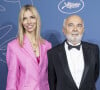 Une jolie blonde 
Gérard Jugnot et sa femme Patricia Campi - Photocall du dîner d'ouverture du 75ème Festival International du Film de Cannes au ... à Cannes. Le 17 mai 2022 © Borde-Jacovides-Moreau / Bestimage 