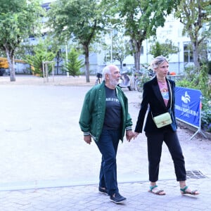 Gérard Jugnot et sa femme Patricia Campi lors de la soirée au Festival du Cinéma & Musique de Film à La Baule, France, le 30 juin 2023. © Rachid Bellak/Bestimage 