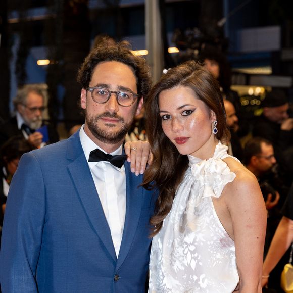 "C'était déjà acté"
Thomas Hollande, sa femme Emilie Broussouloux - Montée des marches du film "R.M.N." lors du 75ème Festival International du Film de Cannes. © Cyril Moreau / Bestimage 