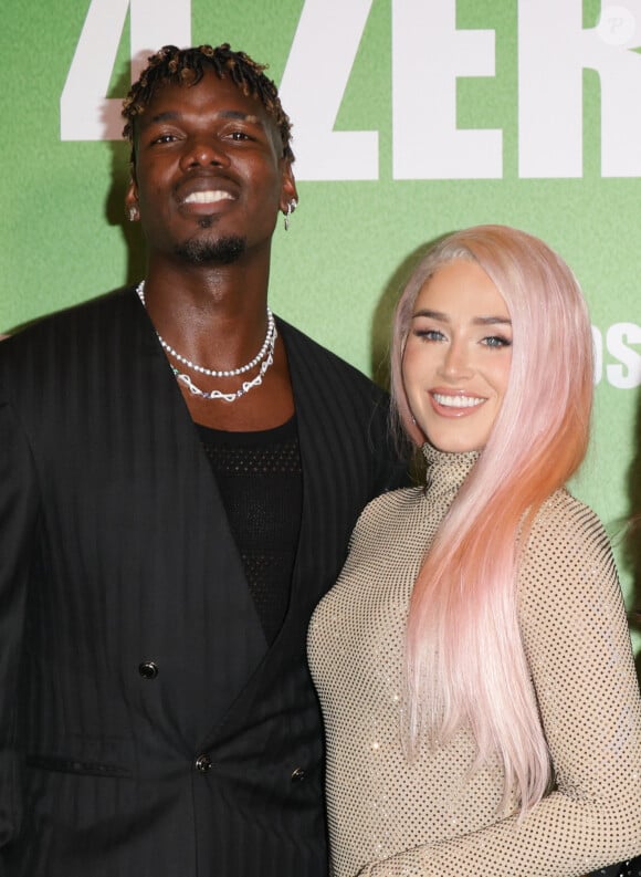 Le footballeur était à l'avant-première de 4 zéros avec sa femme, Zulay Pogba
 
Paul Pogba et sa femme Zulay - Avant-première du film "4 Zéros" au cinéma Pathé Palace à Paris le 15 octobre 2024. © Coadic Guirec/Bestimage