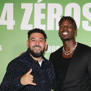 Mohamed Henni et Paul Pogba - Avant-première du film "4 Zéros" au cinéma Pathé Palace à Paris le 15 octobre 2024. © Coadic Guirec/Bestimage