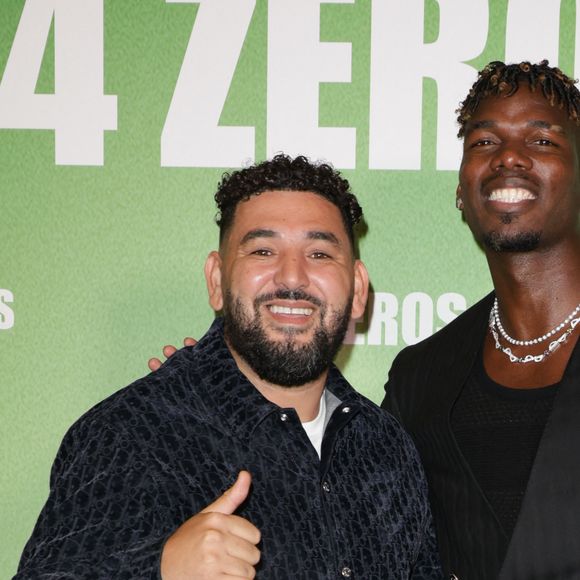 Mohamed Henni et Paul Pogba - Avant-première du film "4 Zéros" au cinéma Pathé Palace à Paris le 15 octobre 2024. © Coadic Guirec/Bestimage