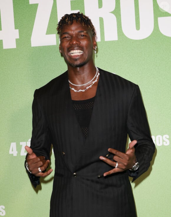 Paul Pogba - Avant-première du film "4 Zéros" au cinéma Pathé Palace à Paris le 15 octobre 2024. © Coadic Guirec/Bestimage