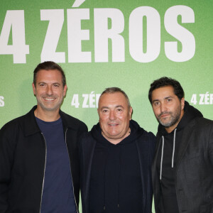 Grégory Ascher, Fabien Onteniente et Nabil Djellit - Avant-première du film "4 Zéros" au cinéma Pathé Palace à Paris le 15 octobre 2024. © Coadic Guirec/Bestimage