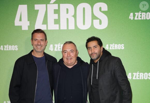 Grégory Ascher, Fabien Onteniente et Nabil Djellit - Avant-première du film "4 Zéros" au cinéma Pathé Palace à Paris le 15 octobre 2024. © Coadic Guirec/Bestimage