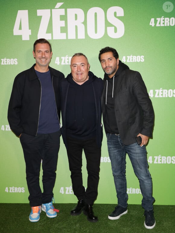 Grégory Ascher, Fabien Onteniente et Nabil Djellit - Avant-première du film "4 Zéros" au cinéma Pathé Palace à Paris le 15 octobre 2024. © Coadic Guirec/Bestimage