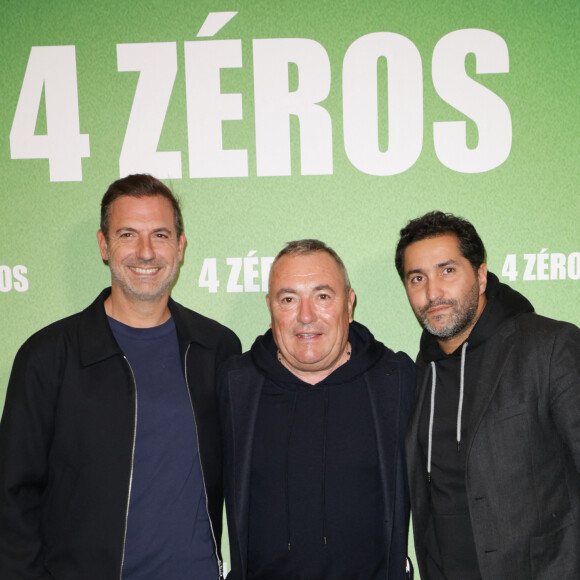 Grégory Ascher, Fabien Onteniente et Nabil Djellit - Avant-première du film "4 Zéros" au cinéma Pathé Palace à Paris le 15 octobre 2024. © Coadic Guirec/Bestimage