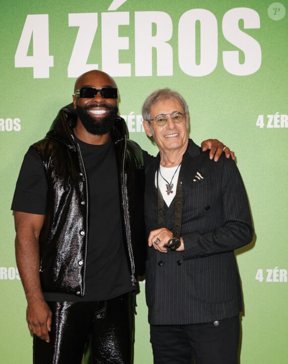 Kaaris et Gérard Lanvin - Avant-première du film "4 Zéros" au cinéma Pathé Palace à Paris le 15 octobre 2024. © Coadic Guirec/Bestimage