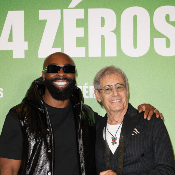 Kaaris et Gérard Lanvin - Avant-première du film "4 Zéros" au cinéma Pathé Palace à Paris le 15 octobre 2024. © Coadic Guirec/Bestimage