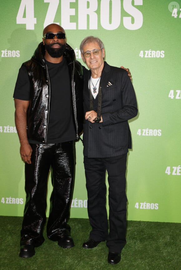 Kaaris et Gérard Lanvin - Avant-première du film "4 Zéros" au cinéma Pathé Palace à Paris le 15 octobre 2024. © Coadic Guirec/Bestimage