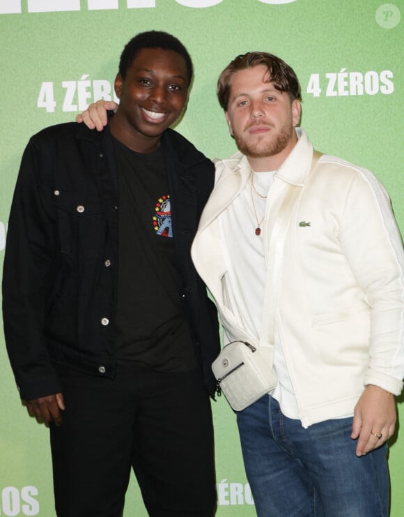 Mamadou Haïdara et Paul Deby - Avant-première du film "4 Zéros" au cinéma Pathé Palace à Paris le 15 octobre 2024. © Coadic Guirec/Bestimage