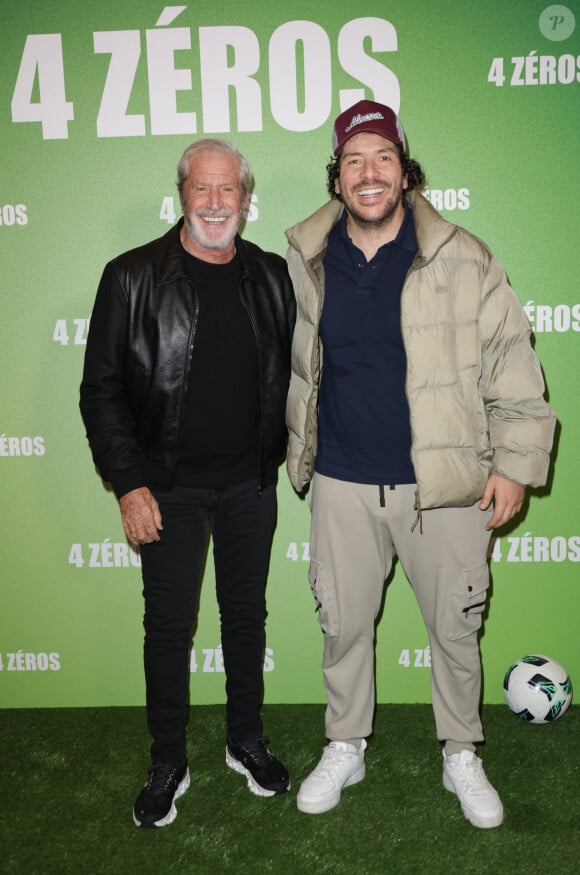 Jean-Claude Darmon et Redouane Bougheraba - Avant-première du film "4 Zéros" au cinéma Pathé Palace à Paris le 15 octobre 2024. © Coadic Guirec/Bestimage