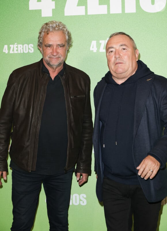 Dominique Rocheteau et Fabien Onteniente - Avant-première du film "4 Zéros" au cinéma Pathé Palace à Paris le 15 octobre 2024. © Coadic Guirec/Bestimage