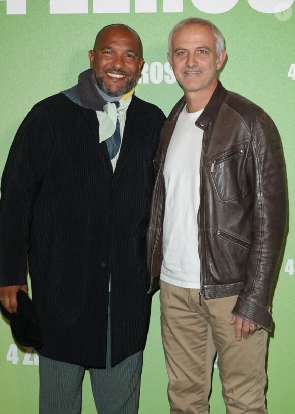 Olivier Dacourt et Alain Roche - Avant-première du film "4 Zéros" au cinéma Pathé Palace à Paris le 15 octobre 2024. © Coadic Guirec/Bestimage