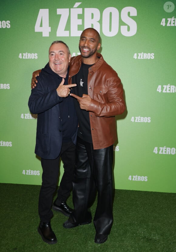 Fabien Onteniente et Stomy Bugsy - Avant-première du film "4 Zéros" au cinéma Pathé Palace à Paris le 15 octobre 2024. © Coadic Guirec/Bestimage