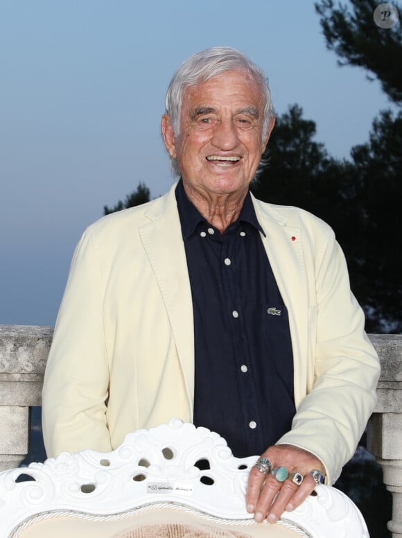 Exclusif - Rendez-vous avec Jean-Paul Belmondo lors du mariage du footballeur Sébastien Frey avec Petra au Château Saint Georges à Grasse le 29 juin 2019. © Denis Guignebourg/Bestimage 