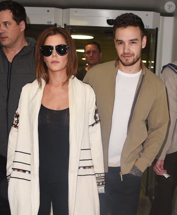 Cheryl Fernandez-Versini (Ex Chery Cole) et son compagnon Liam Payne (One Direction) arrivent à l'aéroport de Roissy Charlres de Gaulle, Roissy le 9 mai 2016.